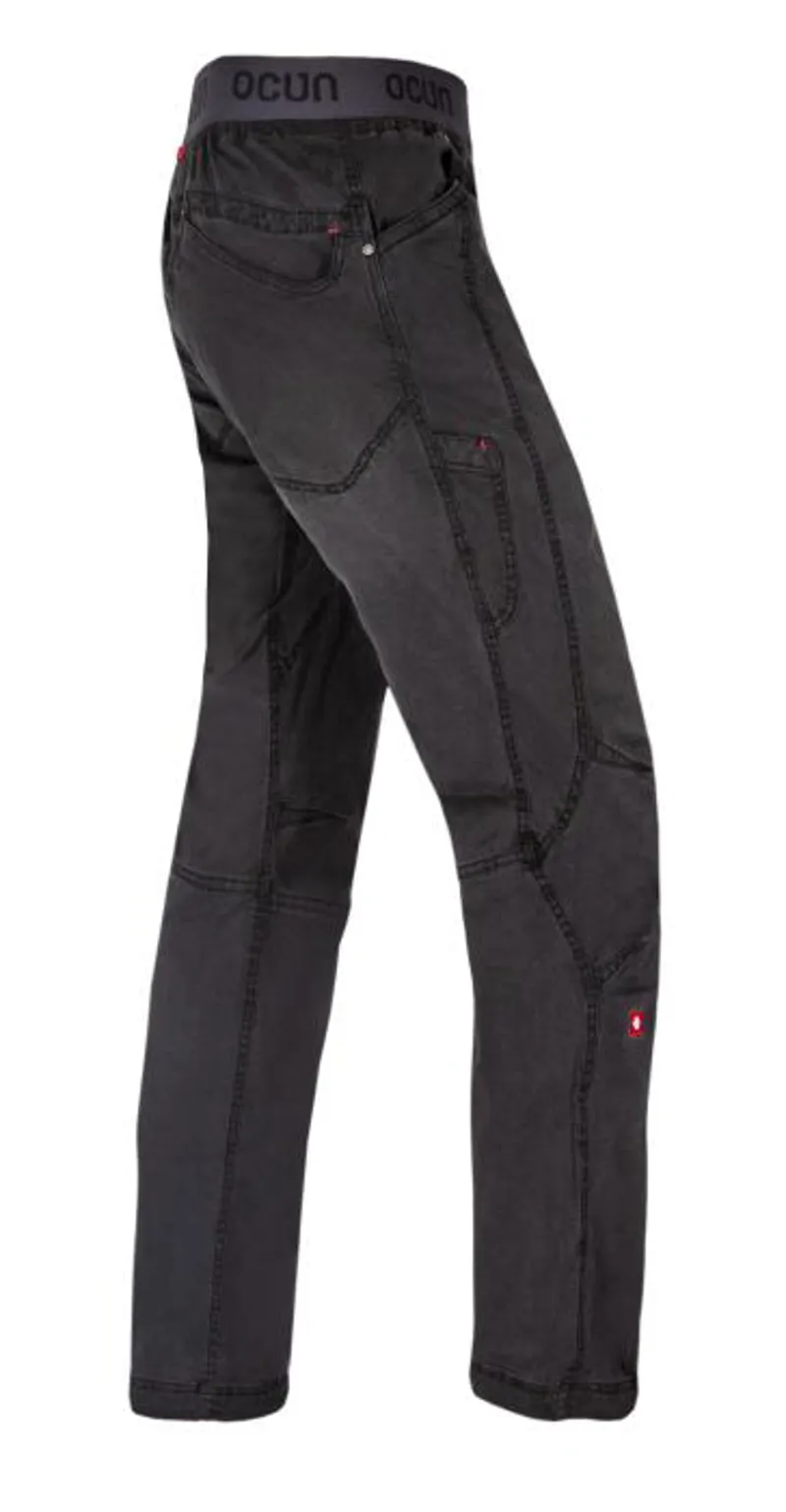 Ocun Mania Jeans Organic Pant Men's Climbing Trouser in Black-2