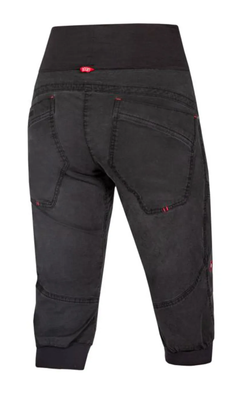 Ocun Noya Jeans Organic Women's Climbing Shorts in Black-1