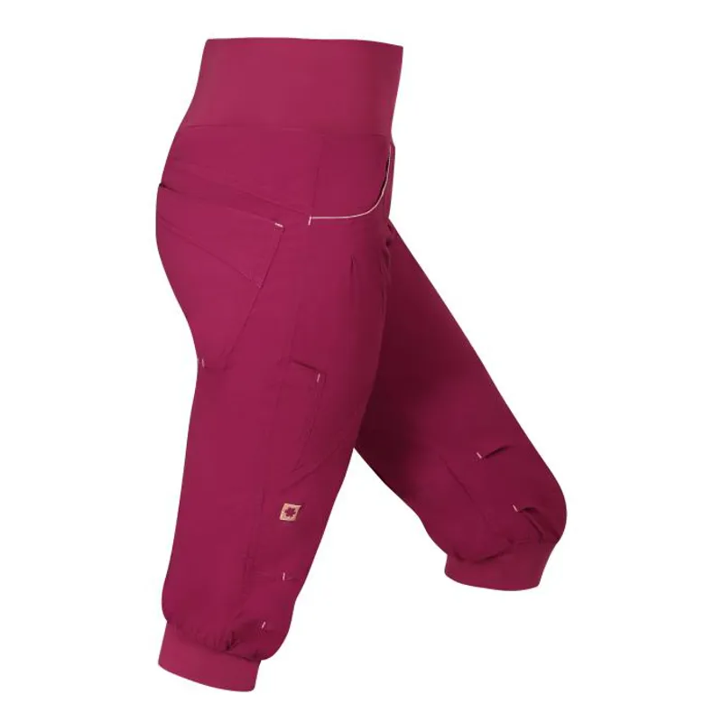 Ocun Women's Noya Shorts in Wine Rhododendron-3