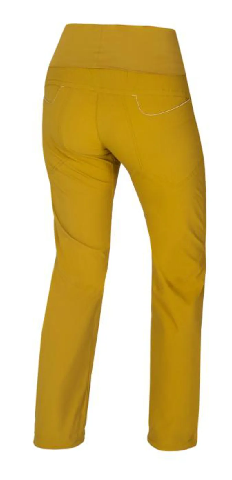 Ocun Noya Pant Woman's Climbing Trouser in Yellow Dried Tobacco -1