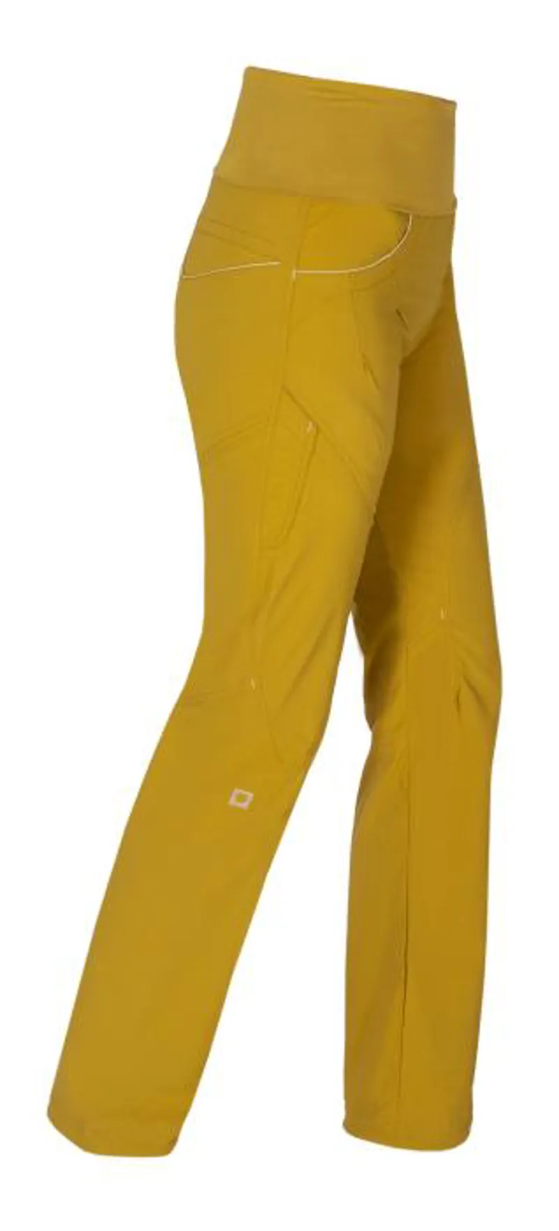 Ocun Noya Pant Woman's Climbing Trouser in Yellow Dried Tobacco -2