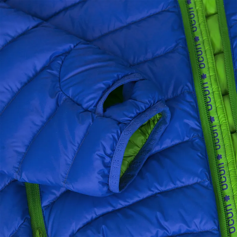 Ocun Men's Tsunami Down Jacket in Blue/Green-2