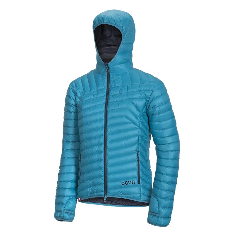 Ocun Men's Tsunami Down Jacket in Enamel Blue/Dark Blue