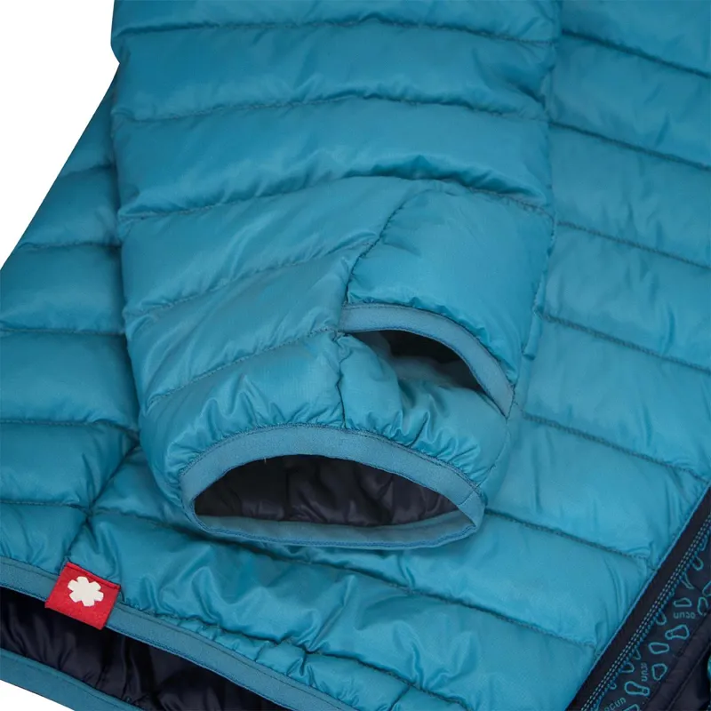 Ocun Men's Tsunami Down Jacket in Enamel Blue/Dark Blue-6