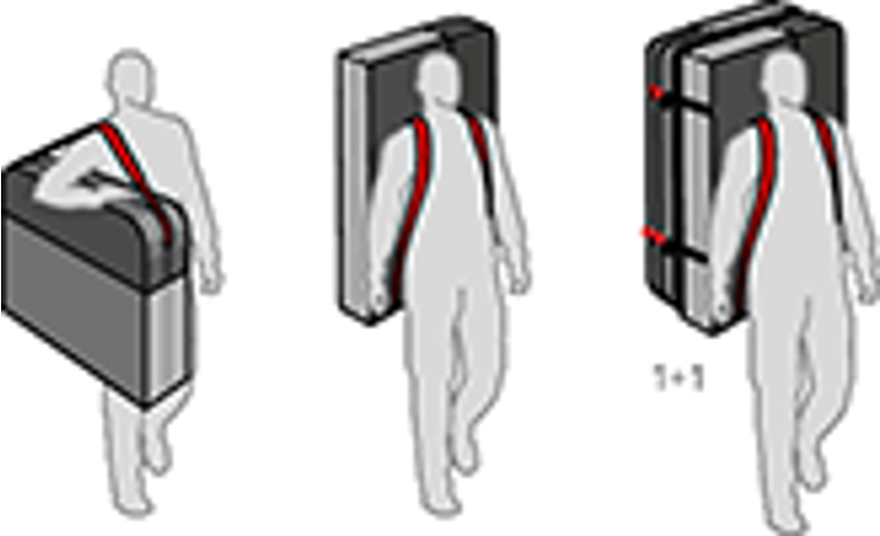 Ocun Joker FTS Crash Pad in Dark Blue-2