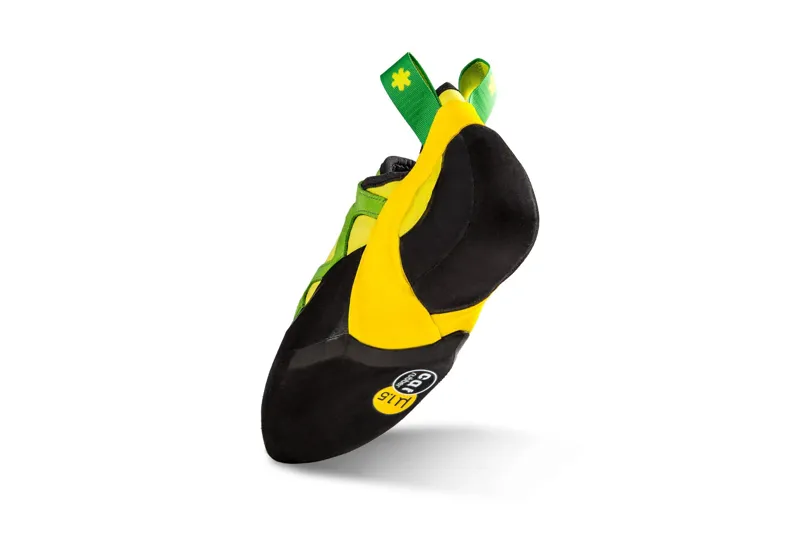 Ocun Oxi Lu Unisex Climbing Shoe in Green/Yellow-2