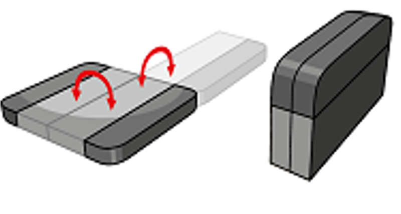 Ocun Paddy Dominator Crash Pad in Yellow/Black-3