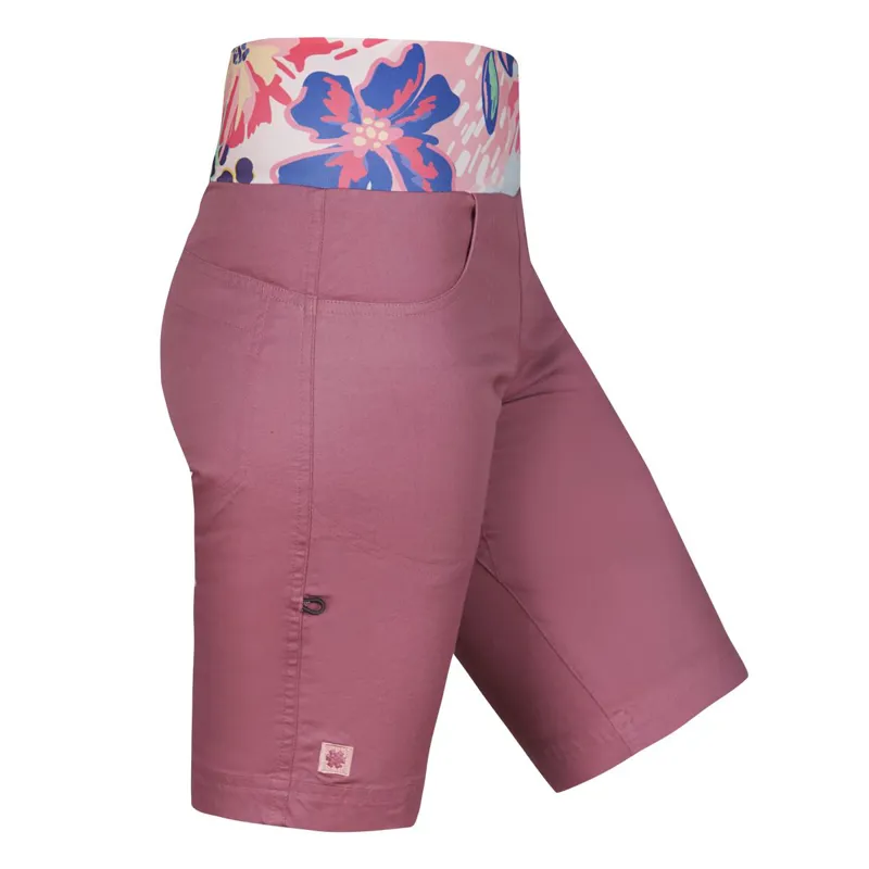 Ocun Sansa Women's Climbing Short in Rose Mesa-2