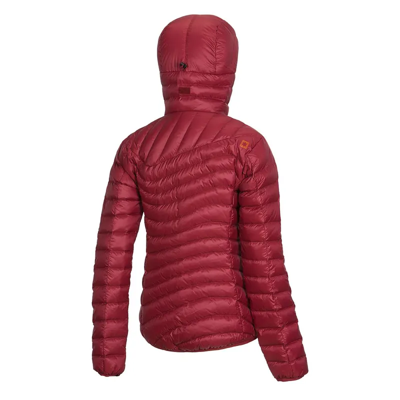 Ocun Women's Tsunami Down Jacket in Garnet Red/Rooibos Tea-1