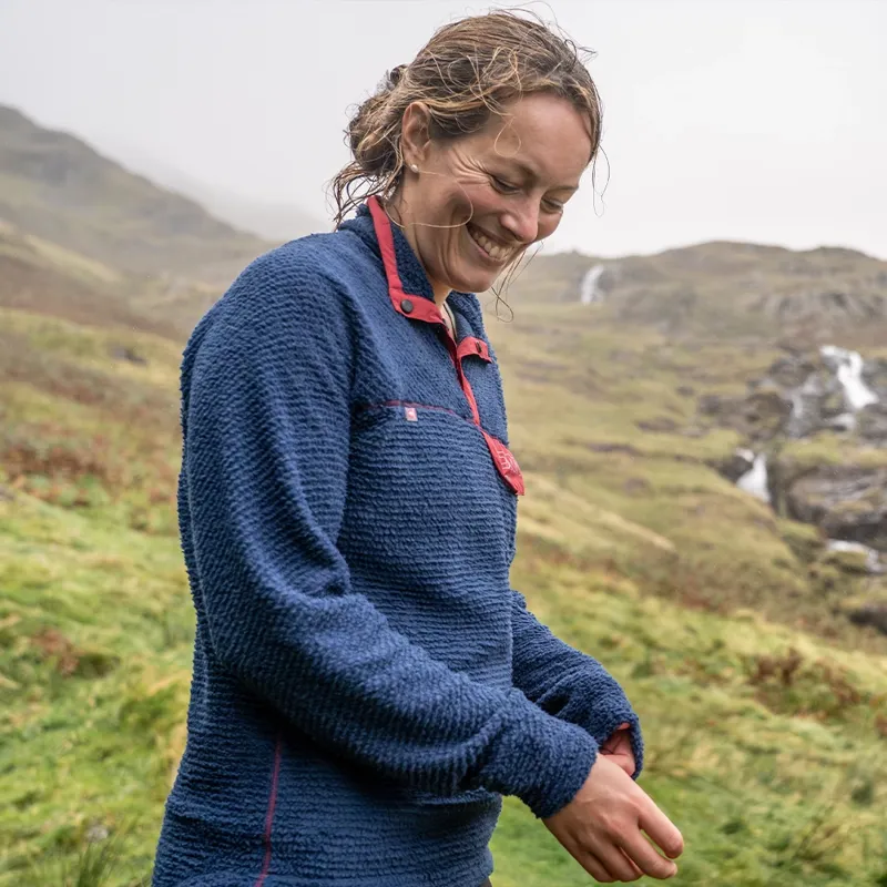 OMM Core Press Pullie Men's Insulated Midlayer in Navy-6