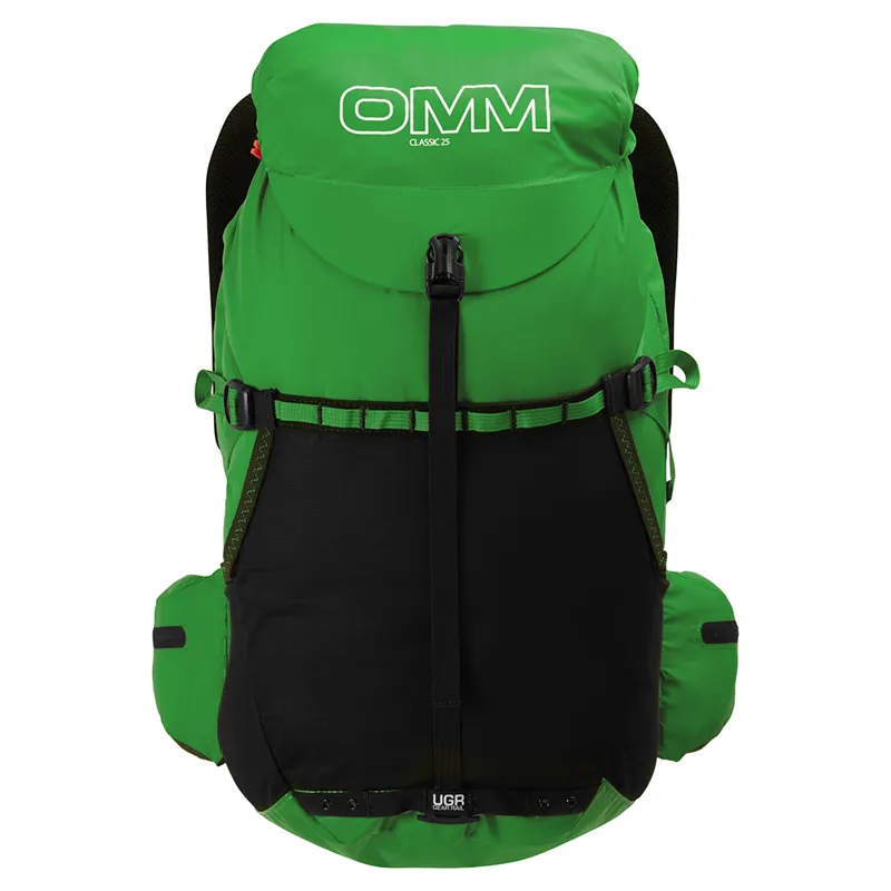 OMM Classic 25 2nd Generation Unisex Running Rucksack in Green-2