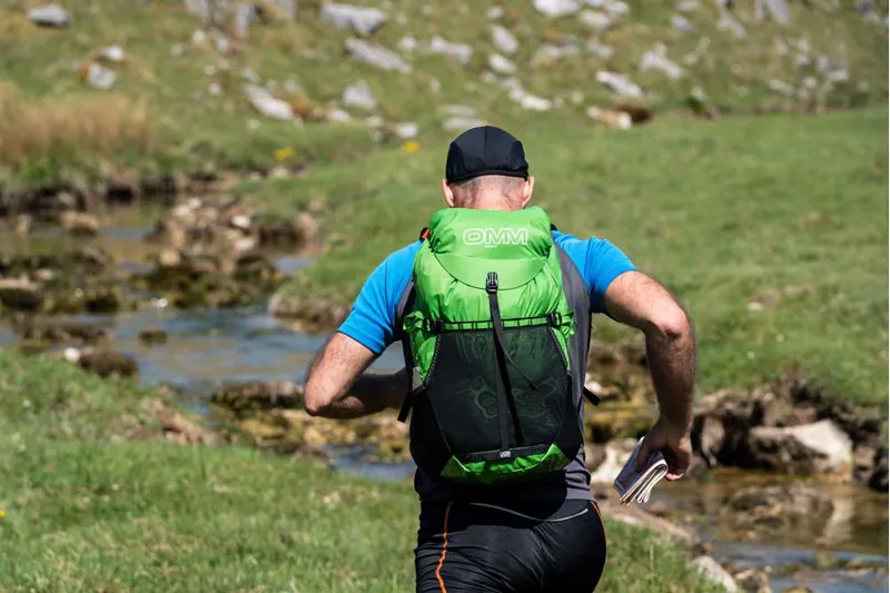 OMM Classic 25 2nd Generation Unisex Running Rucksack in Green-3