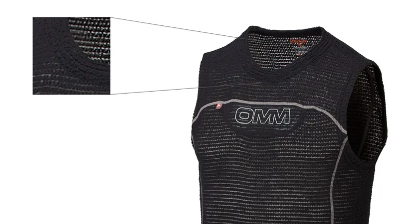 OMM Core Vest Men's Thermal Running Top in Blue-3