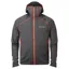 OMM Kamleika Men's Waterproof Running Jacket in Grey/Orange