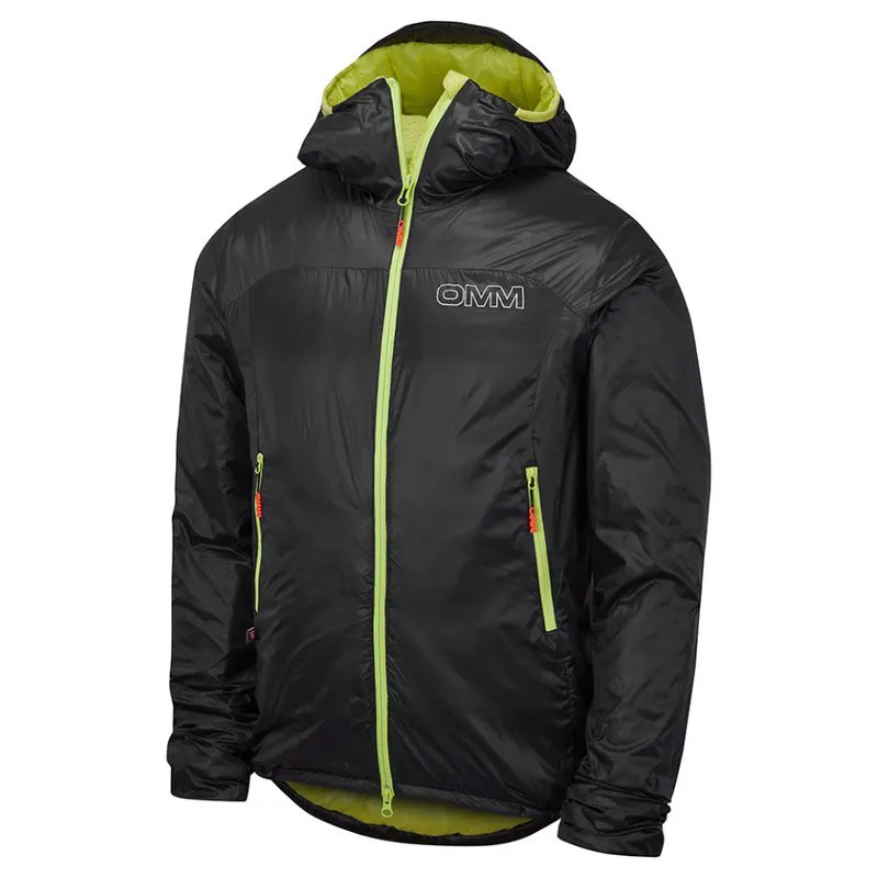 OMM Rotor Hood Men's Insulation Jacket in Black/Yellow-2