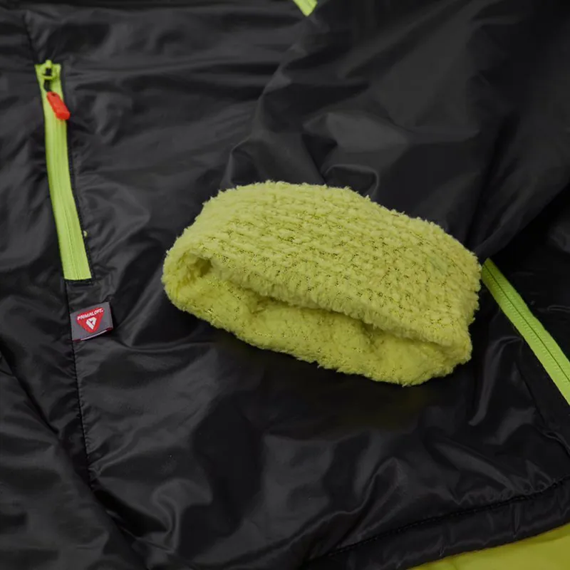 OMM Rotor Hood Men's Insulation Jacket in Black/Yellow-3