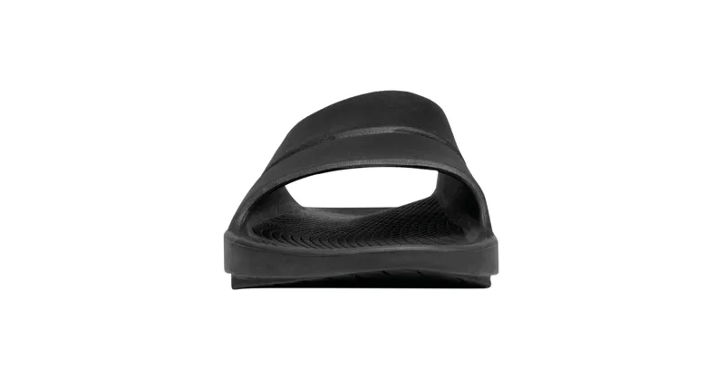Oofos OOahh Men's Recovery Slide Sandal in Black-5