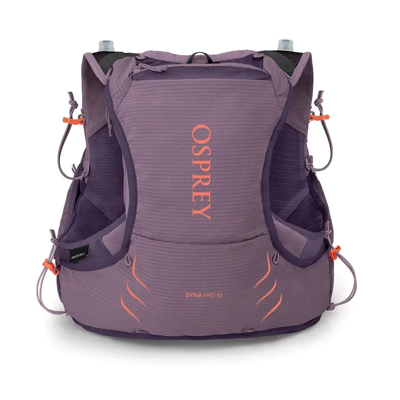 Osprey Dyna Pro 10L Women's Run Hydration Vest with Flasks in Purple Dusk-3