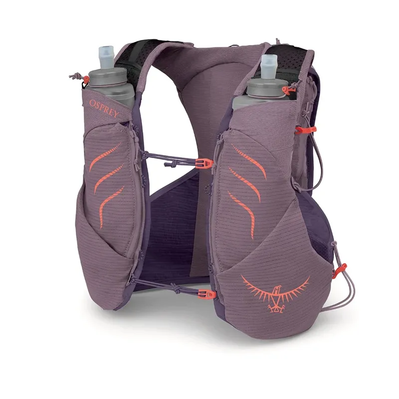 Osprey Dyna Pro 10L Women's Run Hydration Vest with Flasks in Purple Dusk-4