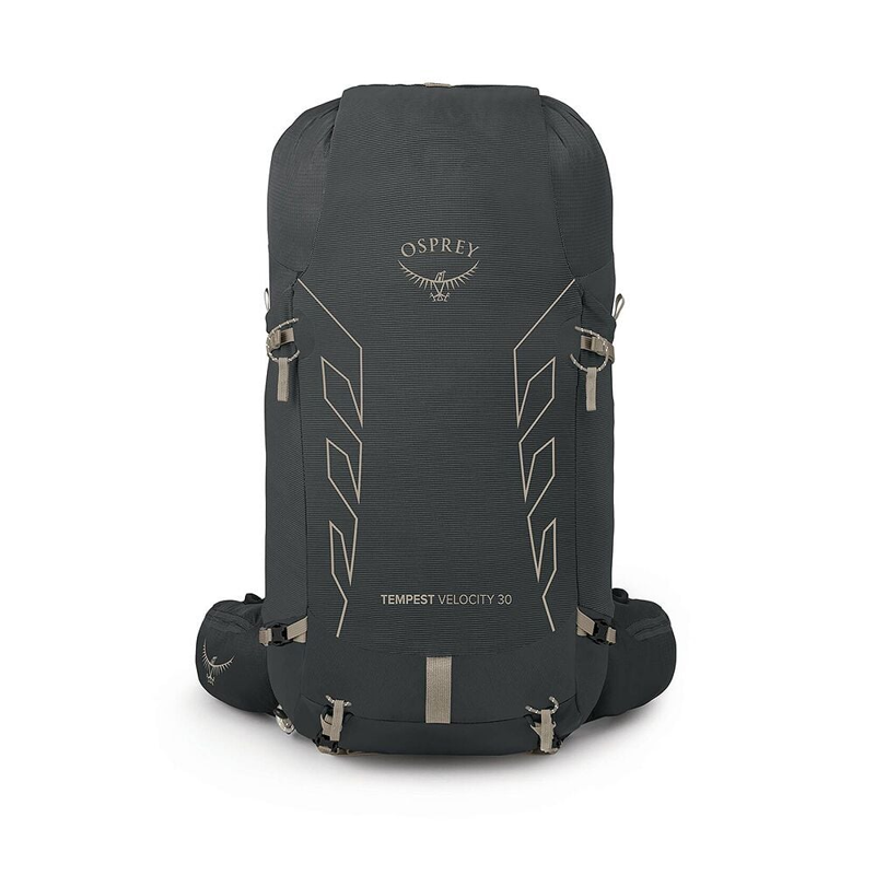 Osprey Tempest Velocity 30 Women's Multi-Sport Backpack in Dark Charcoal/Chiru Tan-2