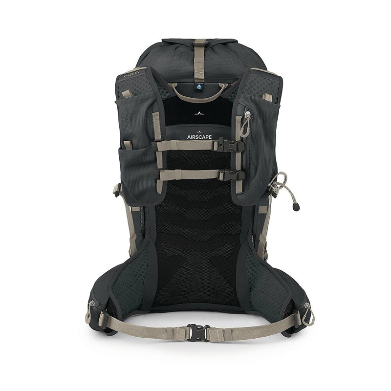 Osprey Tempest Velocity 30 Women's Multi-Sport Backpack in Dark Charcoal/Chiru Tan-3