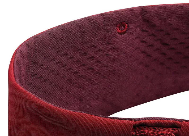 Petzl Adjama Climbing Harness in Dark Red-4