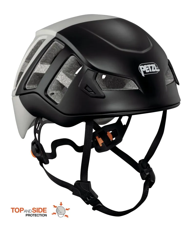 Petzl Meteor Climbing Helmet in Black/Grey