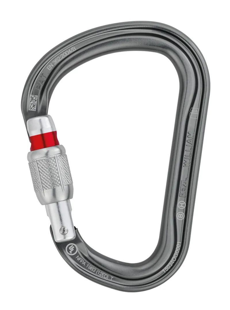 Petzl William Screw-Lock Carabiner-1
