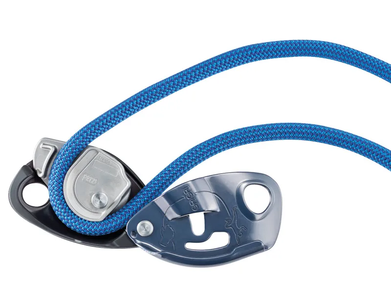 Petzl GriGri Climbing Belay Device in Blue-1
