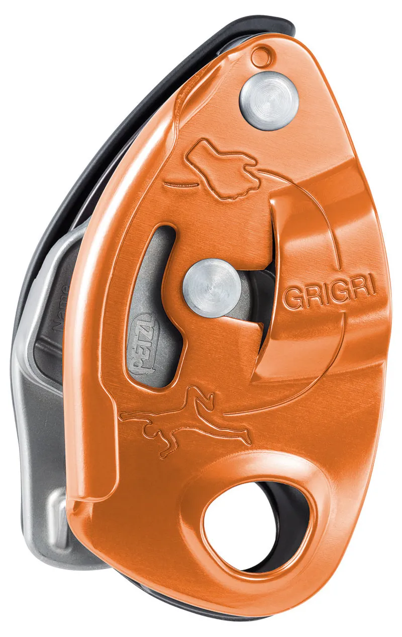 Petzl GriGri Belay Device in Red/Orange