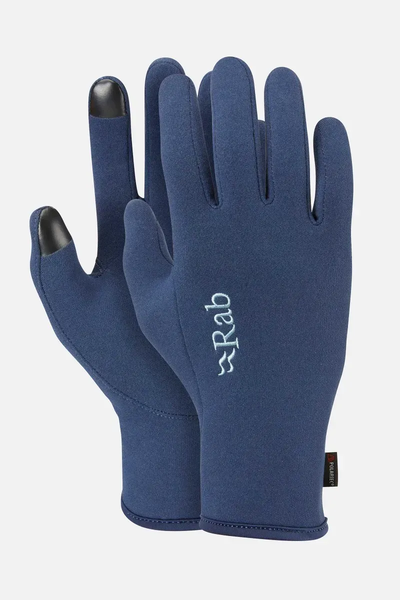 Rab Power Stretch Contact Women's Gloves in Deep Ink