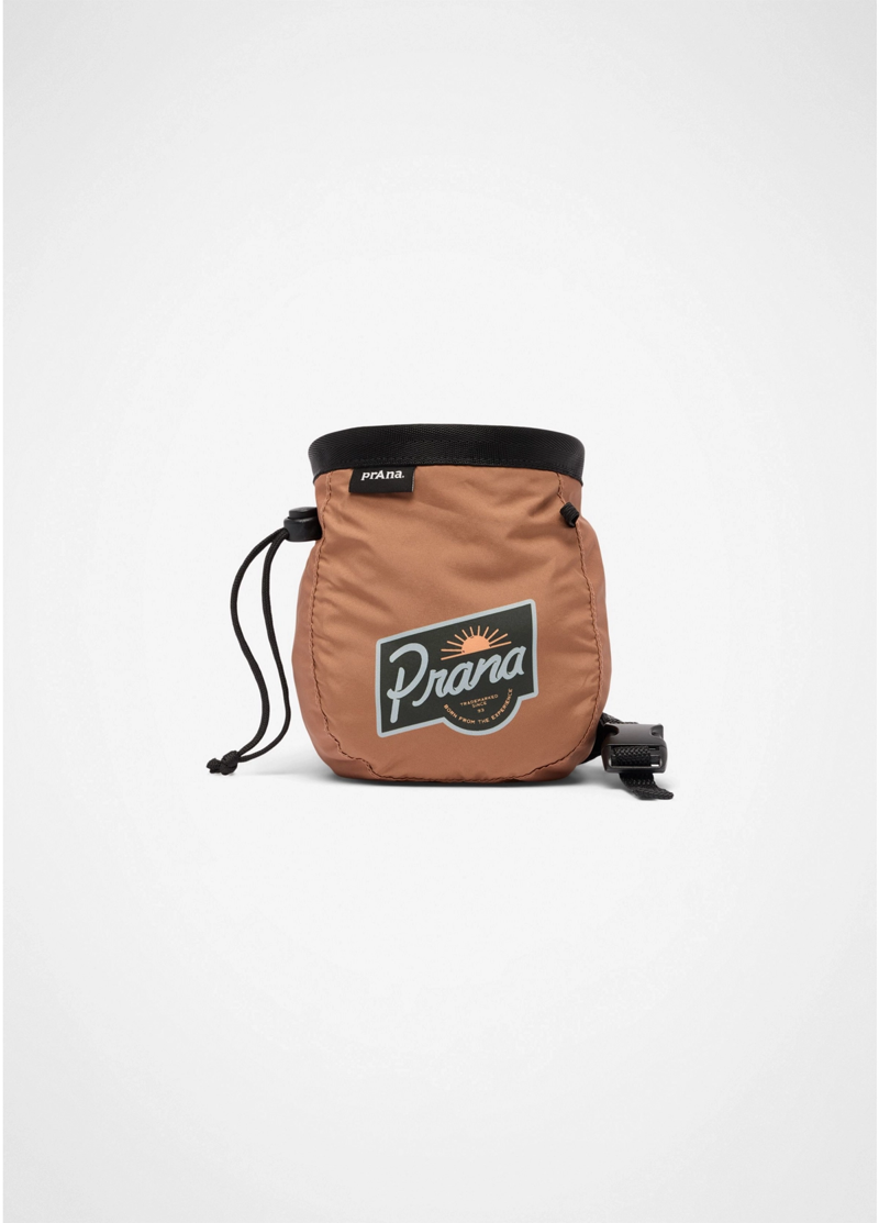 Prana Graphic Chalk Bag in Tawny Beachside