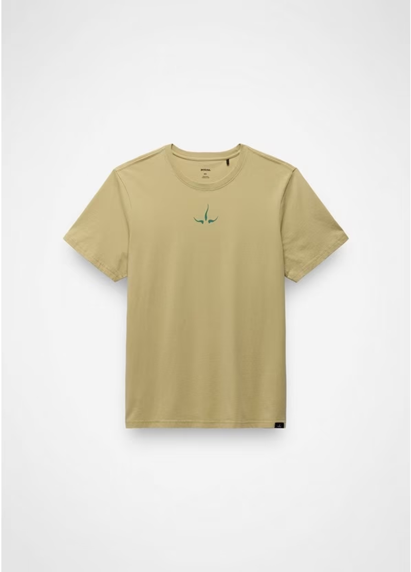 Prana Heritage Logo SS T-shirt in Jackfruit