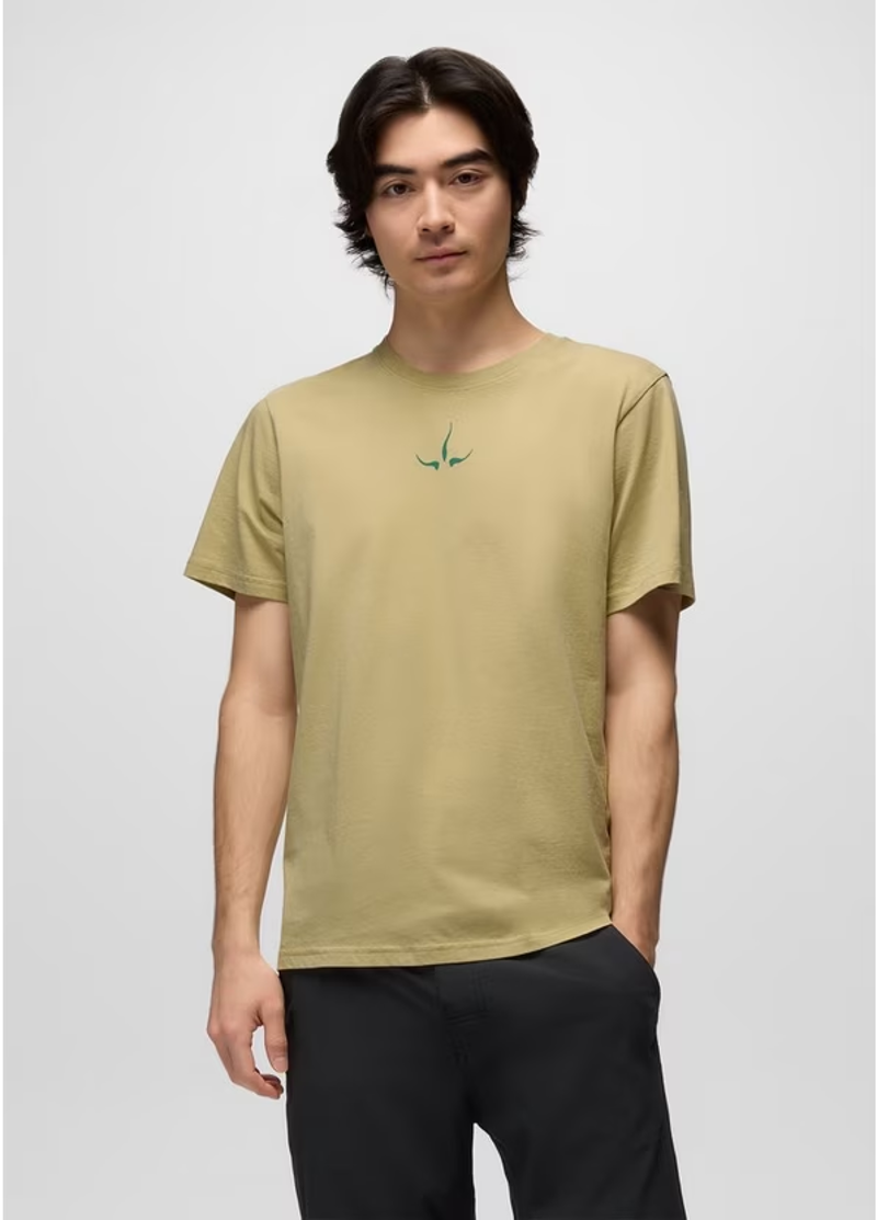 Prana Heritage Logo SS T-shirt in Jackfruit-2