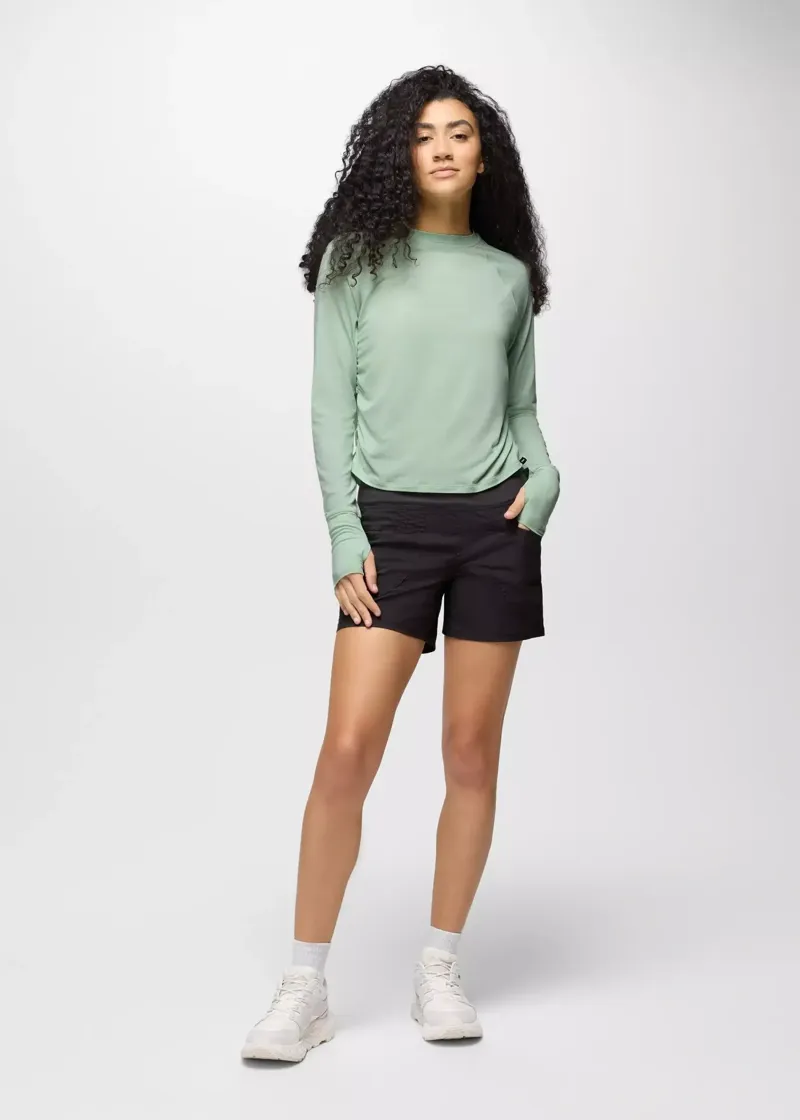 Prana Kanab Short Women's Climbing Short in Charcoal-5