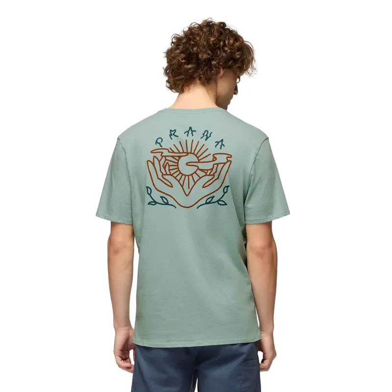 prAna Everyday Offering Men's SS Tee in Saltwater -3