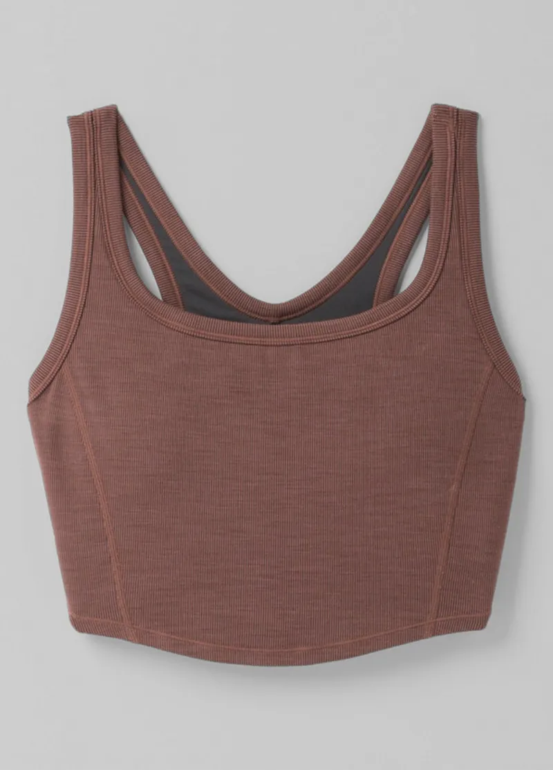 Prana Women's Becksa Bralette in Flannel Heather