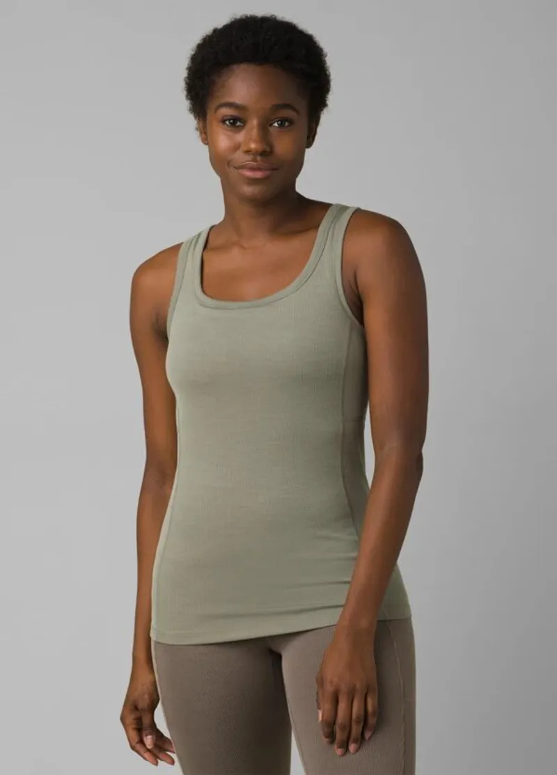 Prana Women's Becksa Tank in Sage Heather-1