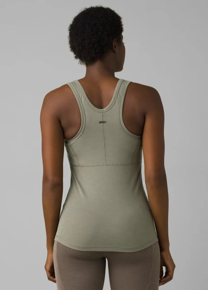Prana Women's Becksa Tank in Sage Heather-2