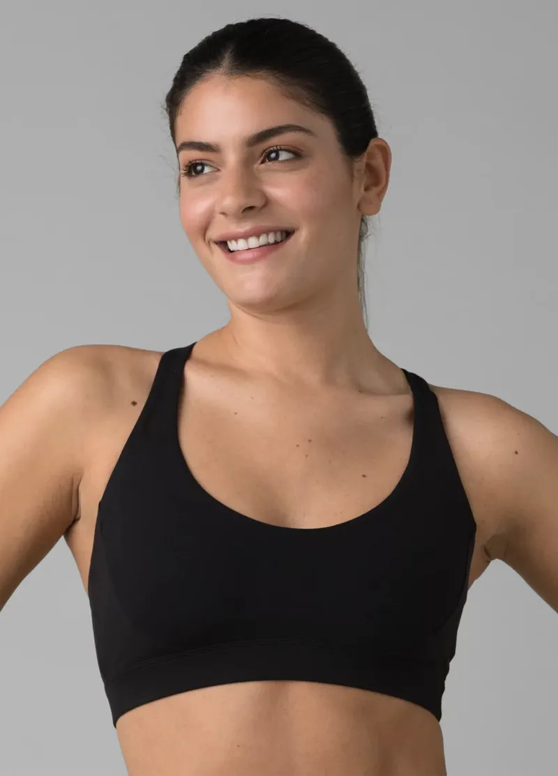 prAna Women's Everyday Bra in Black-1