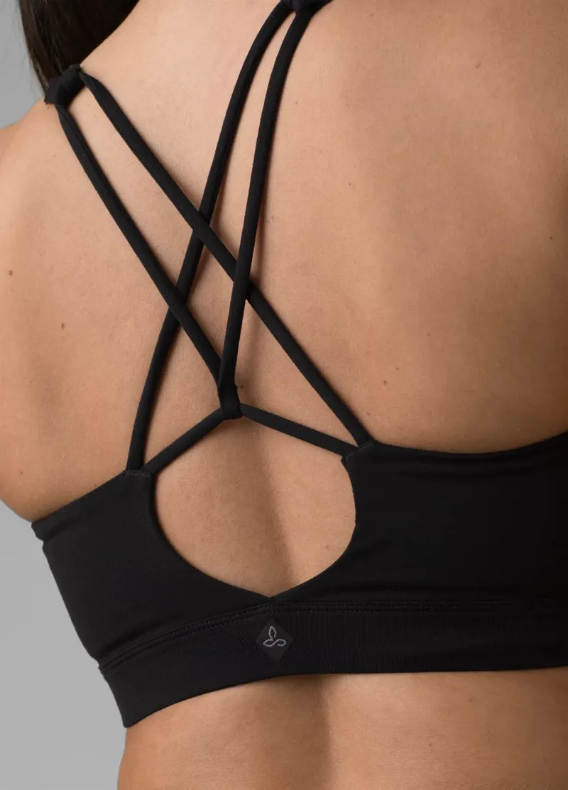 prAna Women's Everyday Bra in Black-3