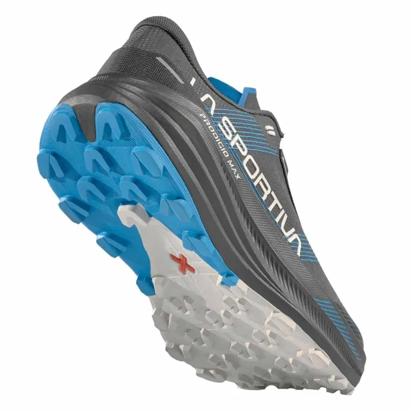 La Sportiva Prodigio MAX Women's Trail Running Shoe in Grey/Chalk-1