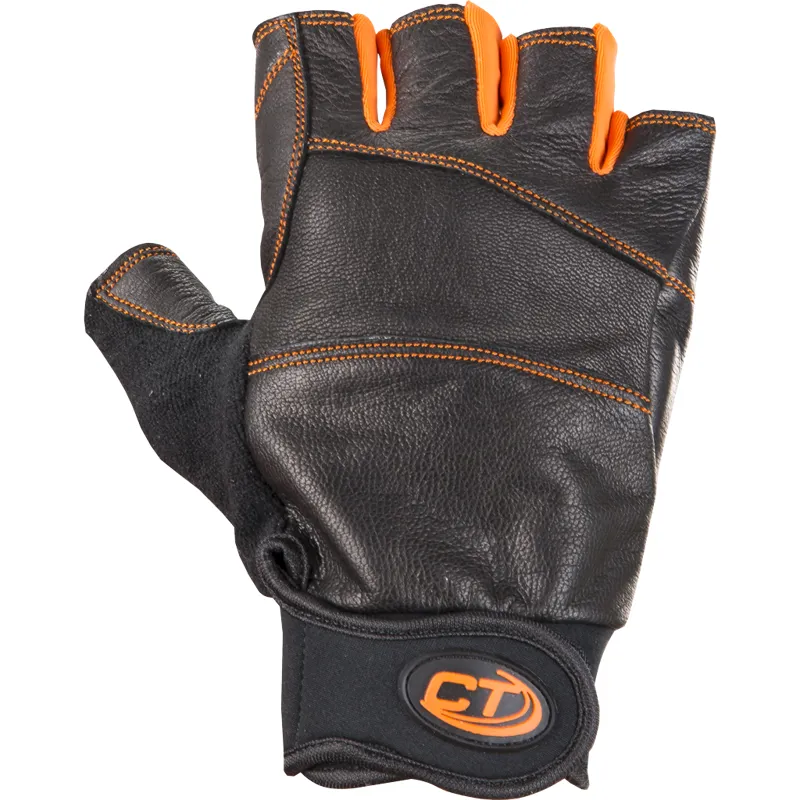 Climbing Technology ProGrip Ferrata Gloves in Black/Orange