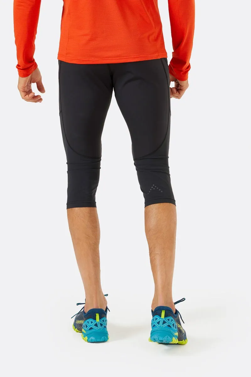 Rab Talus 3/4 Men's Running Tights in Black-3