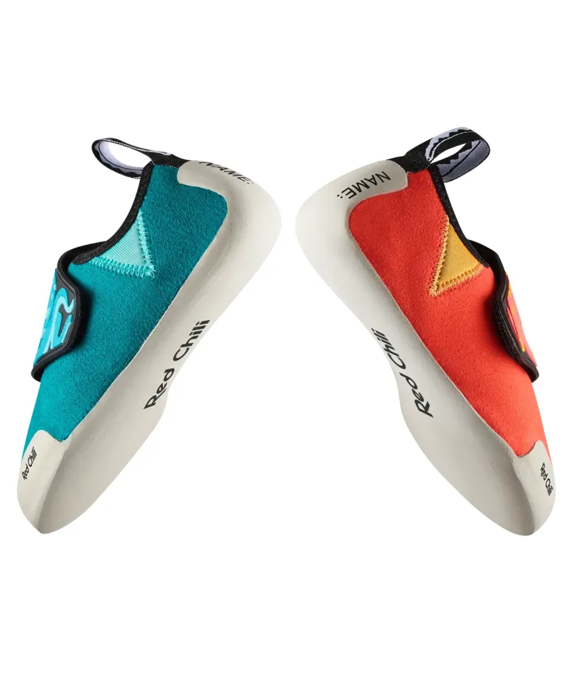 Red Chili Pulpo Kids Climbing Shoe in Blue/Red-2