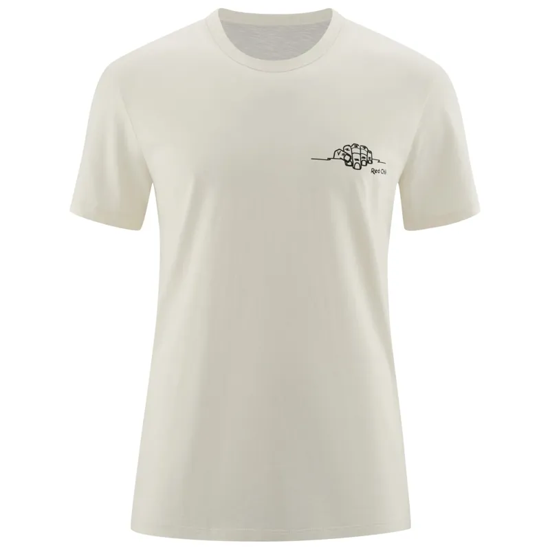 Men's Red Chili Satori T-Shirt II in White 