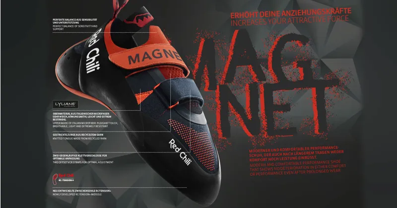 Red Chili Magnet Unisex Climbing Shoe in Dark Blue-6