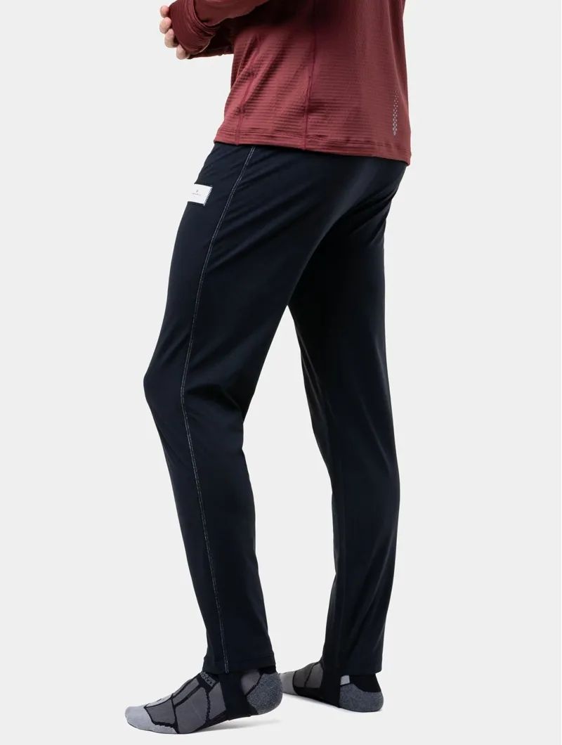 Ronhill Core Heritage Trackster Men's Running Trouser in Black/Bright White-3