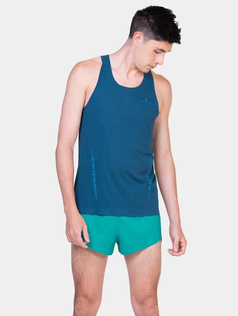 Ronhill Men's Tech Race Vest in Dark Navy/Deep Laguna-1