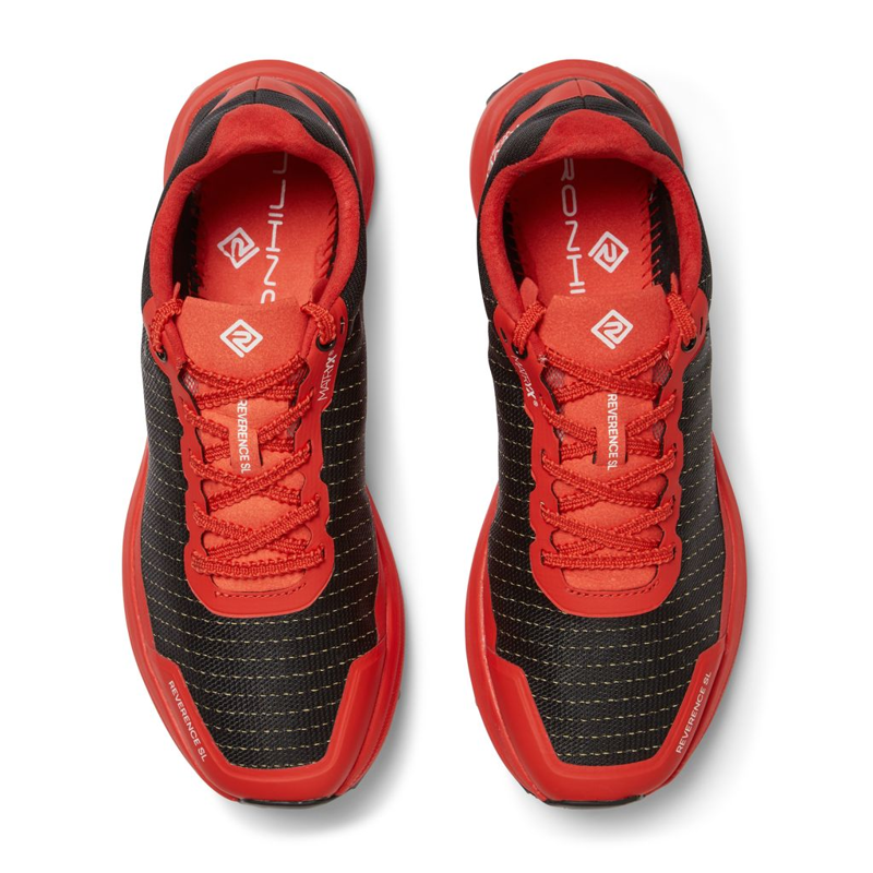 Ronhill Reverence SL Women's Fell Running Shoe in Black/Red-1